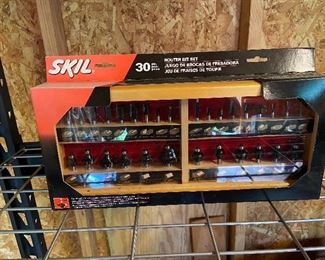 New in package Skil 30 Piece Router Bit Set