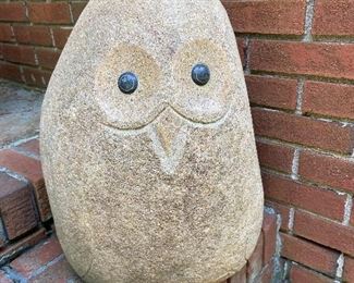 Large Solid Stone Owl