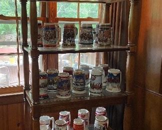 Budweiser Annual Holiday Beer Stein Collection 1980-2020