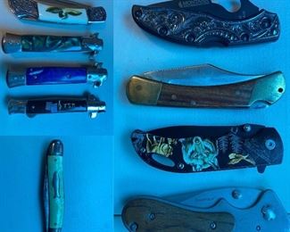 Collection of Pocket Knives 