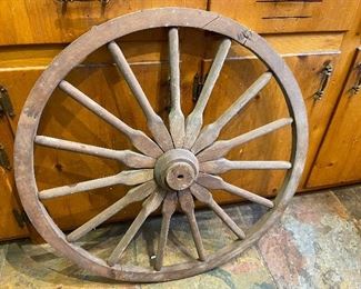 Vintage 30” Wagon Wheel
