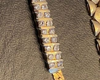 14k Bracelet with diamonds