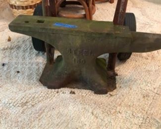 Vintage Anvil from this families grandfather who was a an actual blacksmith in Griffin, Ga. Marked Steel 150:       *****Note that this item is BID ONLY!