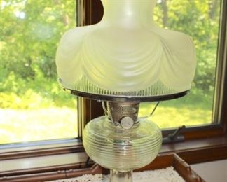Aladdin Glass Oil Lamp