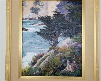 Quiet Cove Original Oil by Carol Swinney art 20"x16" 