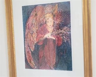 John Bunker Angel of the Heart Lithograph art 20"x15"