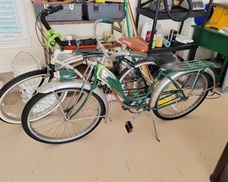 Vintage 1950s Delta Rocket Ray Headlight Schwinn Bike 
