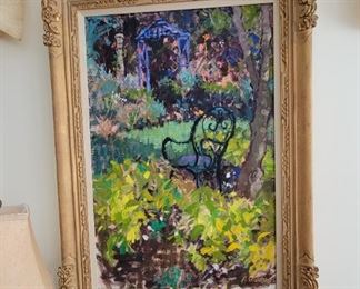 Original Oil on canvas by Alice Williams  art is 23.5"x35.5"