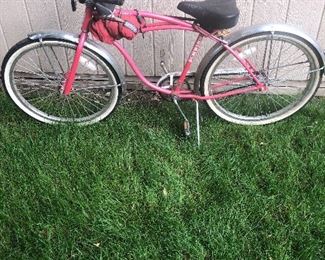 Early to Mid 1980's Men's Schwinn Cruiser Bike with Rare Magenta (Pink) Color