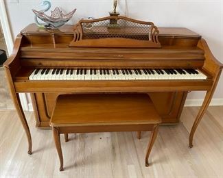 Winter Musette vintage piano. This is a lovely piano but needs some work on the keys