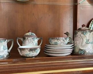 Vintage Nippon Dragonware Tea Set
