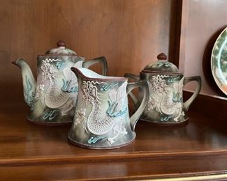 Vintage Nippon Dragonware Tea Set