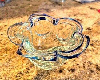Blown Glass Candy Dish