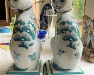 Maitland Smith Cat Bookends