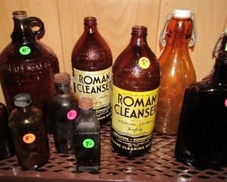 Vintage Glass Bottles