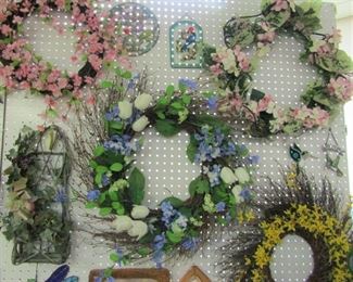 Spring Summer Door Wreaths - Garden Decor