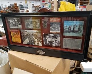 Harley Davidson 2011 Freedom Of The Open Road Archive Collection Shadow Box in box with sweepstakes $60 