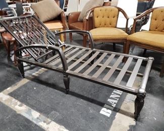 NEW Bronze Painted Cast Aluminum Upscale Lounge Chair (bracket needs to be attached missing screws) WAS $125 NOW $95