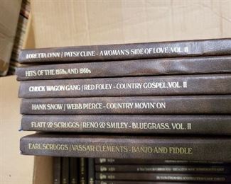 (33) Double Record Sets "The Greatest Country Music Recordings of All Time" Volume 1-68 (55 & 56 are missing) Most have never been played Loretta Lynn, Patsy Cline, Crystal Gayle etc. $995