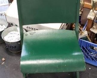 Vintage Theater Bleachers Wooden fold-up Chair Call 