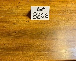 Lot 8206. $195.00 Vintage Wash stand with 2 side towel racks and 1 drawer and open lower shelf. 27.5" W x 17"L x 34.5" T.