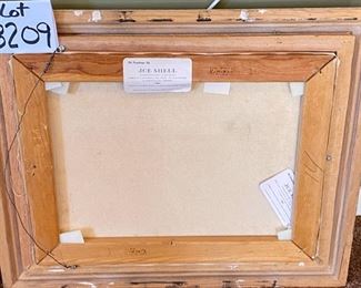 Lot 8209. $195.00. Original Oil Painting by Joe Shell, Indiana Woodland Artist. 19" W x 23" T