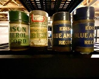 Lot 8216B. $450.00 Over 300 Cylinder Records in paper wrapped in 2's and Singles in original Boxes. The average around 5.00 apiece in eBay. We have a Rocking deal at $1.50 ea.