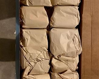 Lot 8216B. $450.00 Over 300 Cylinder Records in paper wrapped in 2's and Singles in original Boxes. The average around 5.00 apiece in eBay. We have a Rocking deal at $1.50 ea.