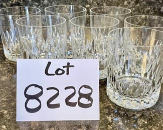 Lot 8228 $45.00. 9 Schott-Zwiesel Old Fashion Glasses