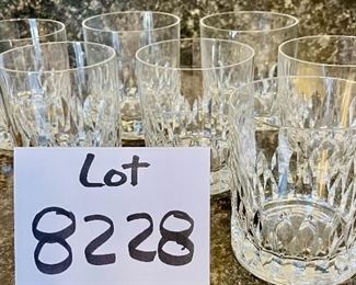 Lot 8228 $45.00. 9 Schott-Zwiesel Old Fashion Glasses