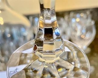 Lot 8227 $28.00. Seven Schott-Zwiesel Cordial Glasses and a matching (but unbranded) Decanter.