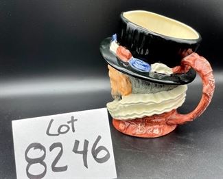 Lot 8246. $30.00. Royal Doulton Toby Jug, "Beefeater" - D6206 - copyright 1926. 7" x 7"