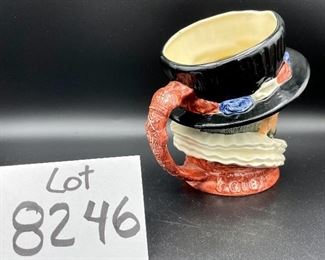 Lot 8247. $35.00. Royal Doulton Toby Mug, "Night Watchman" - D-6568 - copyright 1962. 7" x 7"
