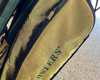 Lot 8270. $350.00. The Masters Carry Golf Bag with Stand and The Masters Umbrella, bought at the Masters Tournament in Augusta, Georgia. We couldn't find another on all of the Internet like this one.
