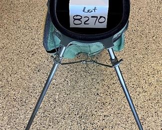 Lot 8270. $350.00. The Masters Carry Golf Bag with Stand and The Masters Umbrella, bought at the Masters Tournament in Augusta, Georgia. We couldn't find another on all of the Internet like this one.
