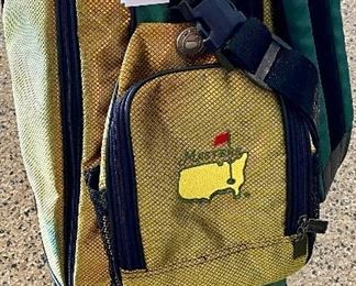 Lot 8270. $350.00. The Masters Carry Golf Bag with Stand and The Masters Umbrella, bought at the Masters Tournament in Augusta, Georgia. We couldn't find another on all of the Internet like this one.