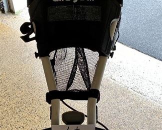 Lot 8273. $180.00. Clicgear Model 3.5+ bag pull cart, easily folds up to fit in your trunk. New these carts cost $500+. If Tesla made a Golf Cart this would be the one.