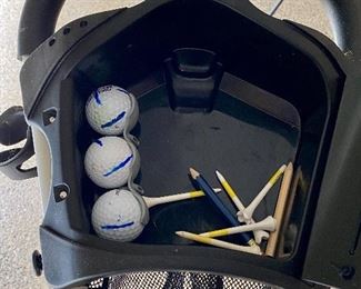 Lot 8273. $180.00. Clicgear Model 3.5+ bag pull cart, easily folds up to fit in your trunk. New these carts cost $500+. If Tesla made a Golf Cart this would be the one.