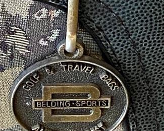 Lot 8274. $125.00 Vintage Belding Golf Bag, 1997 "OL Buddy Champion", Belding Sports Golf and Travel Bag, (America's Best) plus 3 head covers. Rodney Dangerfield of "Caddy Shack" would be jealous of this one! All hand-crafted .