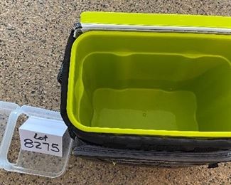 Lot 8275. $35.00. Titan Deep Freeze Zipperless Coldlok "Radiant Barrier Technology" Portable Cooler...very nice! This item has a plastic tray that sits above the bottom to keep your food dry.