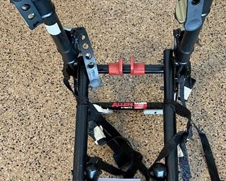 Lot 8277. $95.00. Allen Sports Model S102, 2 bike holder. 27.6 x 14.1 x 4 inches (Amazon has this model new for $199.00.)
