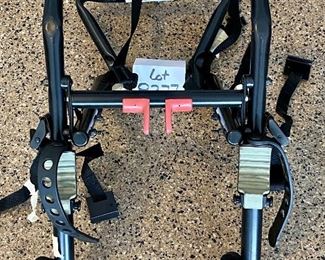 Lot 8277. $95.00. Allen Sports Model S102, 2 bike holder. 27.6 x 14.1 x 4 inches (Amazon has this model new for $199.00.)