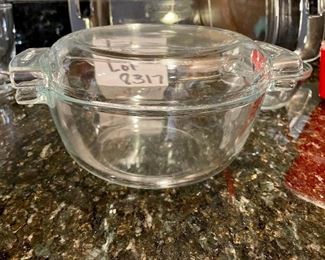 Lot 8317. $30.00. This 5 Pc. Lot includes: 2 small red vintage 4" Pyrex refrigerator dishes with lids; a 9"x13" Pyrex baking dish with handles; a : cover Pyrex bowl and a small prep bowl.