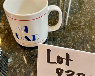 Lot 8321. $24.00 HAPPY FATHER'S DAY II !! Weber Grill heavy duty spatula and tongs, a large meat tendering mallet, Progressive brand hamburger press AND .... a #1 Dad mug. Happiest of Father's Days.