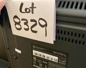 Lot 8329. $90.00 Westinghouse 32" Model DWM 32 H1Y1. No remote, LED/LCD HD Resolution, 3 HDMI Inputs