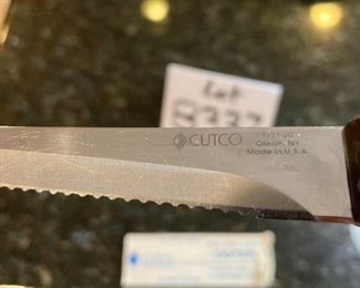 Lot 8337. $40.00 Cutco #1721JG Trimmer knife - this knife retails for $76. Guaranteed for Life. Note: I have two of this marvelous knife. I use it to cut just about everything and it's my go-to knife!
