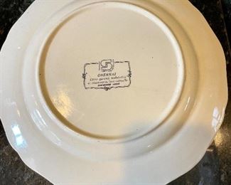 Lot 8342. $18.00. 2 - 10" Obernai scenic plates; and 8" Koniaszelt Bayern plate and an Annweiler Trifels glass.