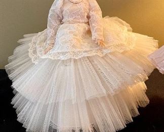Lot 8363. $32.00 Lot of 3 dolls "Elise Bride" by Madame Alexander 15" T; Fairy Godmother by Madame Alexander and Renoir by Madame Alexander.