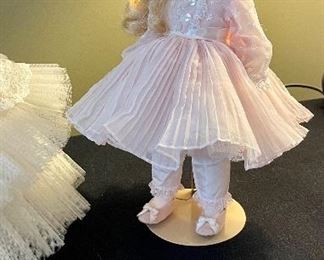 Lot 8363. $32.00 Lot of 3 dolls "Elise Bride" by Madame Alexander 15" T; Fairy Godmother by Madame Alexander and Renoir by Madame Alexander.