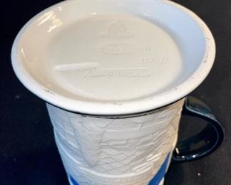 Lot 8373. $80.00. 2 Villeroy & Boch steins in the Jasperware style.